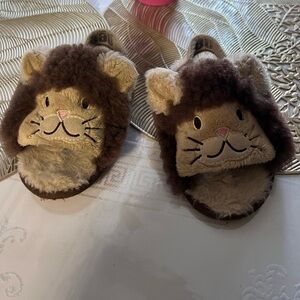 UGG Brown Slippers with Monkey Face Design